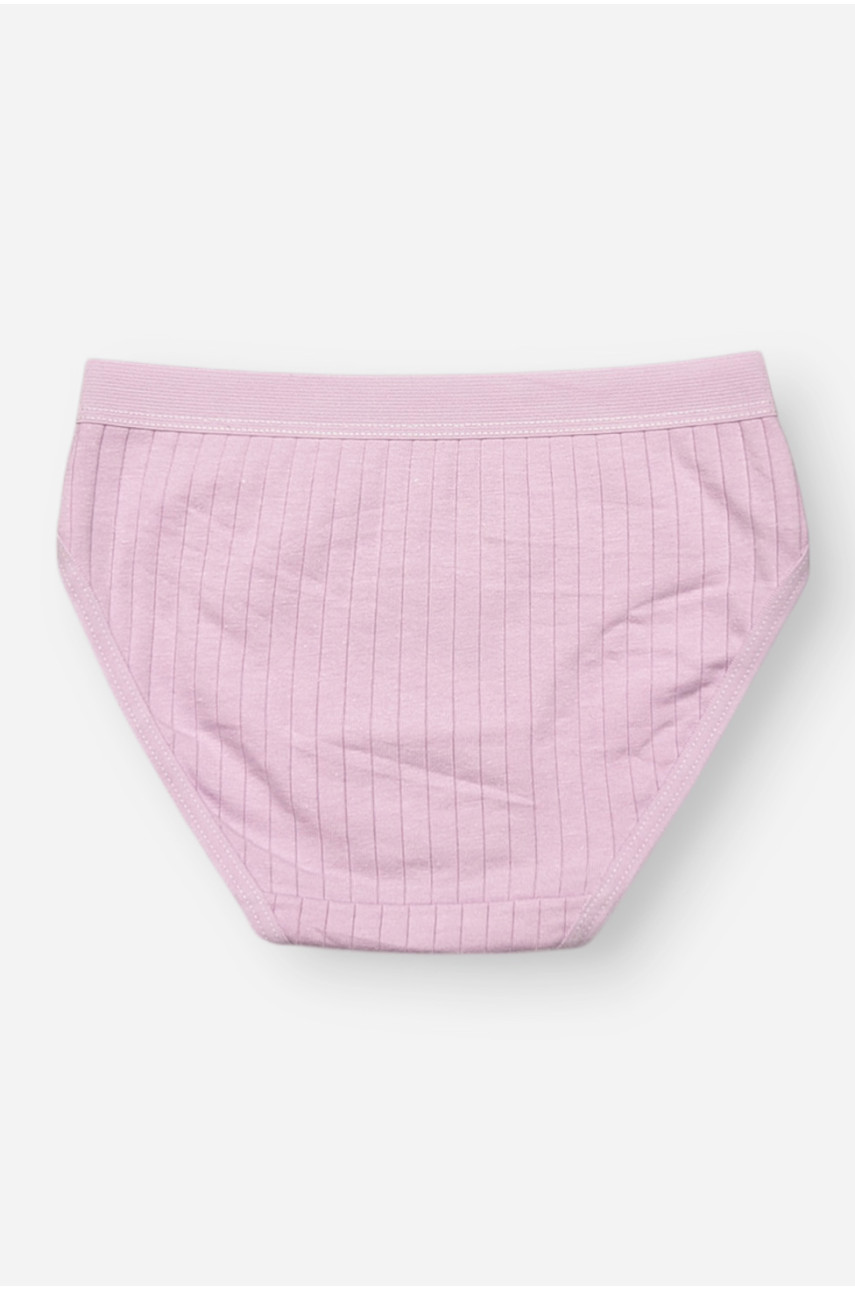 Трусики дитячі для дівчинки бузкового кольору з принтом Y1849 209240