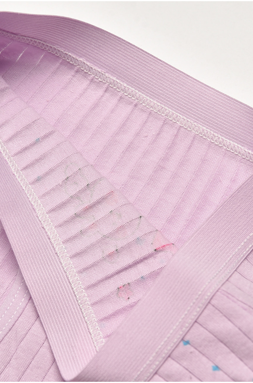 Трусики дитячі для дівчинки бузкового кольору з принтом Y1849 209240