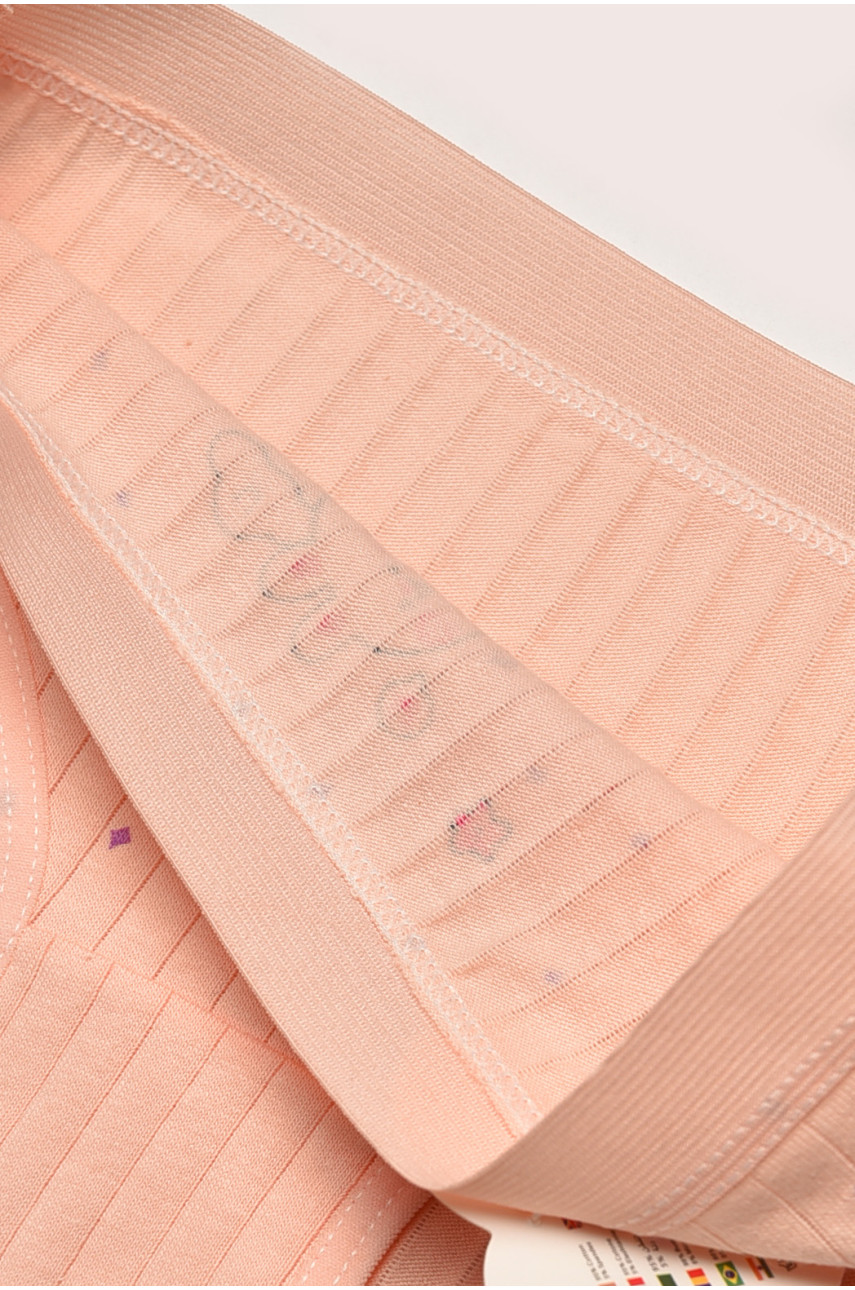 Трусики дитячі для дівчинки персикового кольору з принтом Y1849 209242