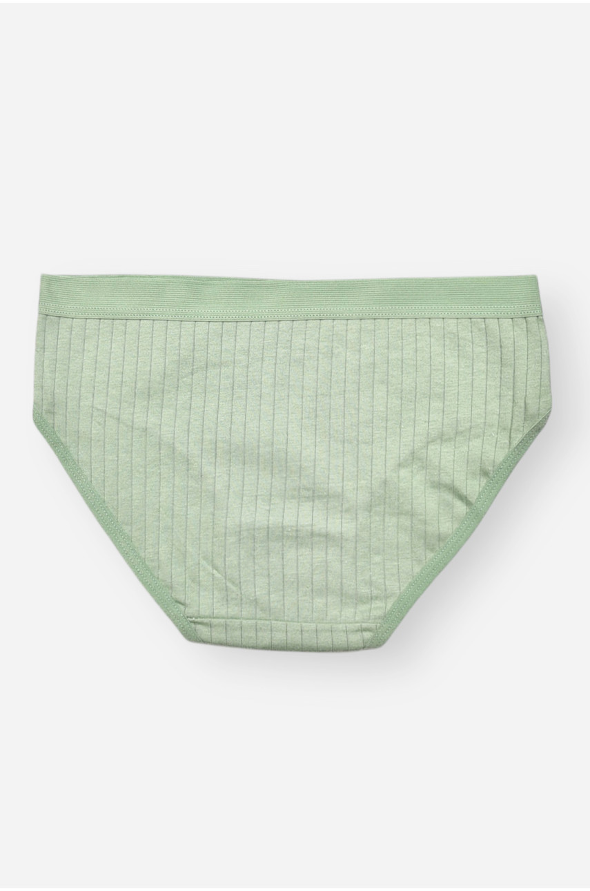 Трусики дитячі для дівчинки зеленого кольору з принтом Y1851 209244