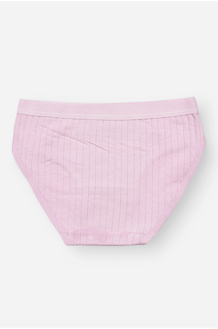 Трусики дитячі для дівчинки бузкового кольору з принтом Y1851 209246