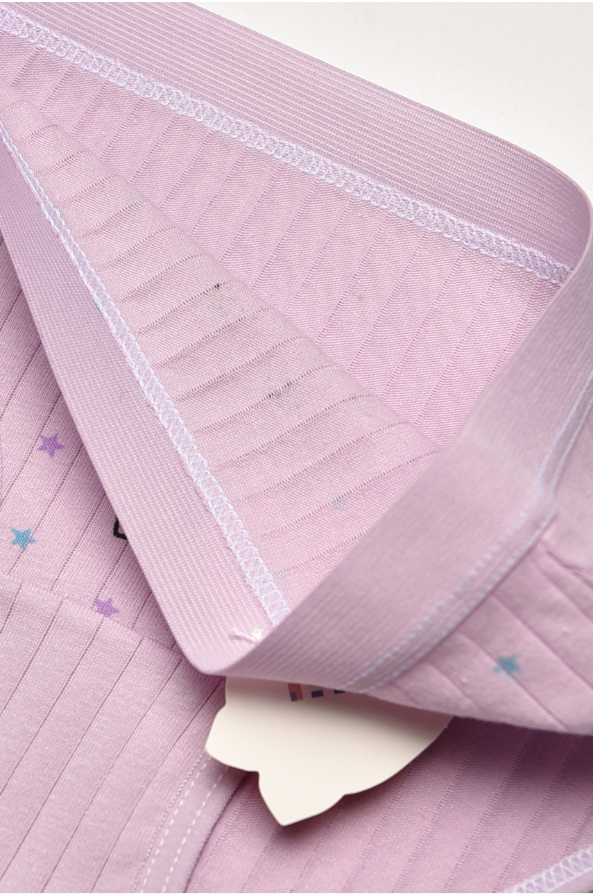 Трусики дитячі для дівчинки бузкового кольору з принтом Y1667 209251