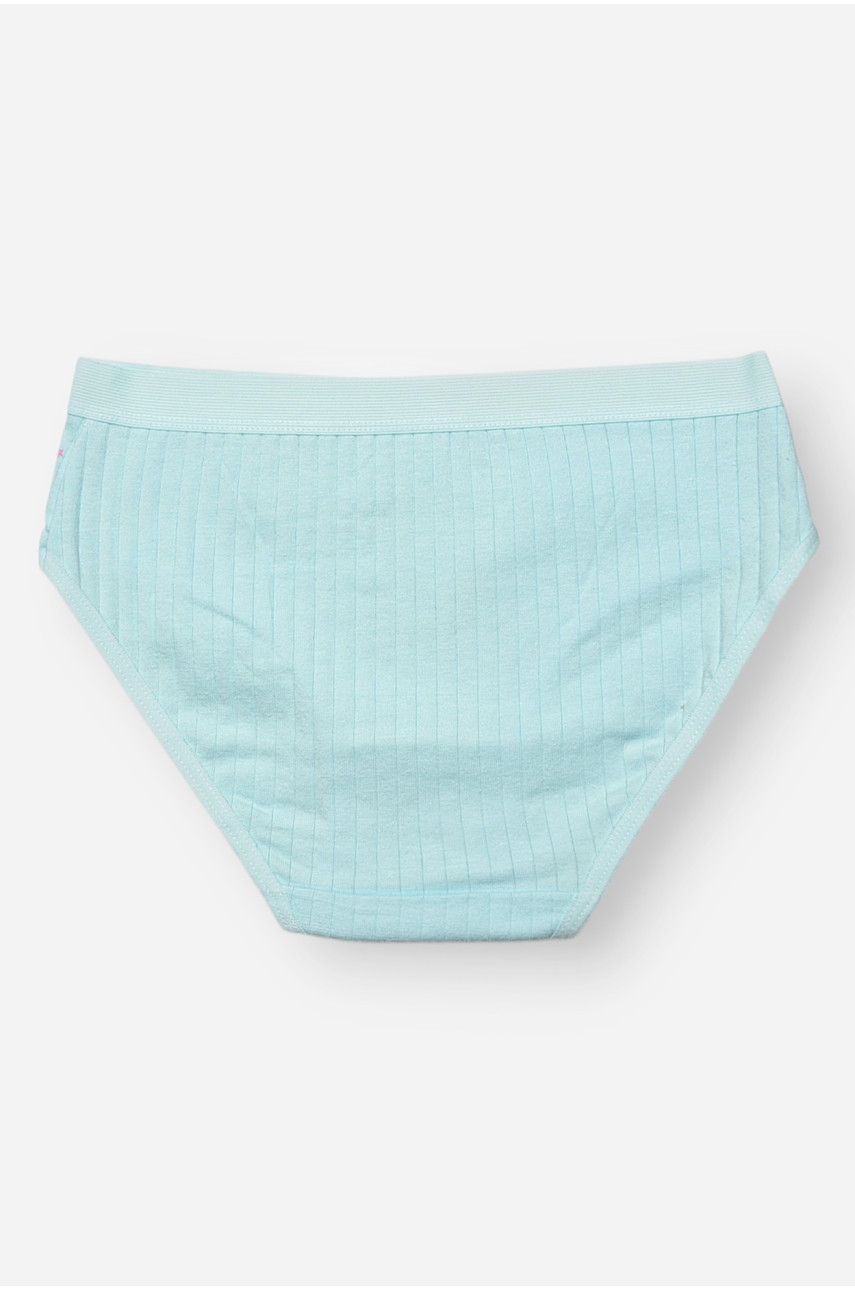 Трусики дитячі для дівчинки блакитного кольору з принтом Y1667 209253