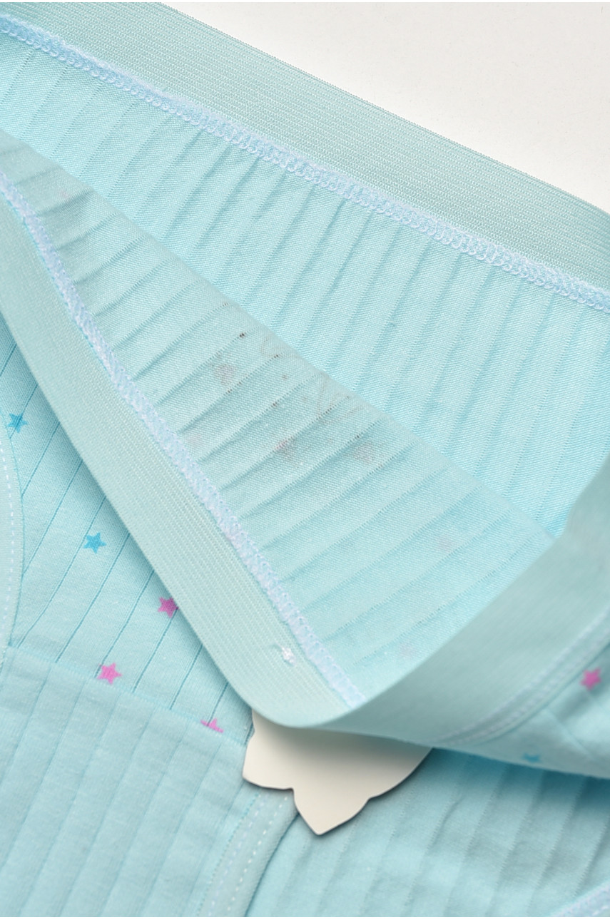 Трусики дитячі для дівчинки блакитного кольору з принтом Y1667 209253