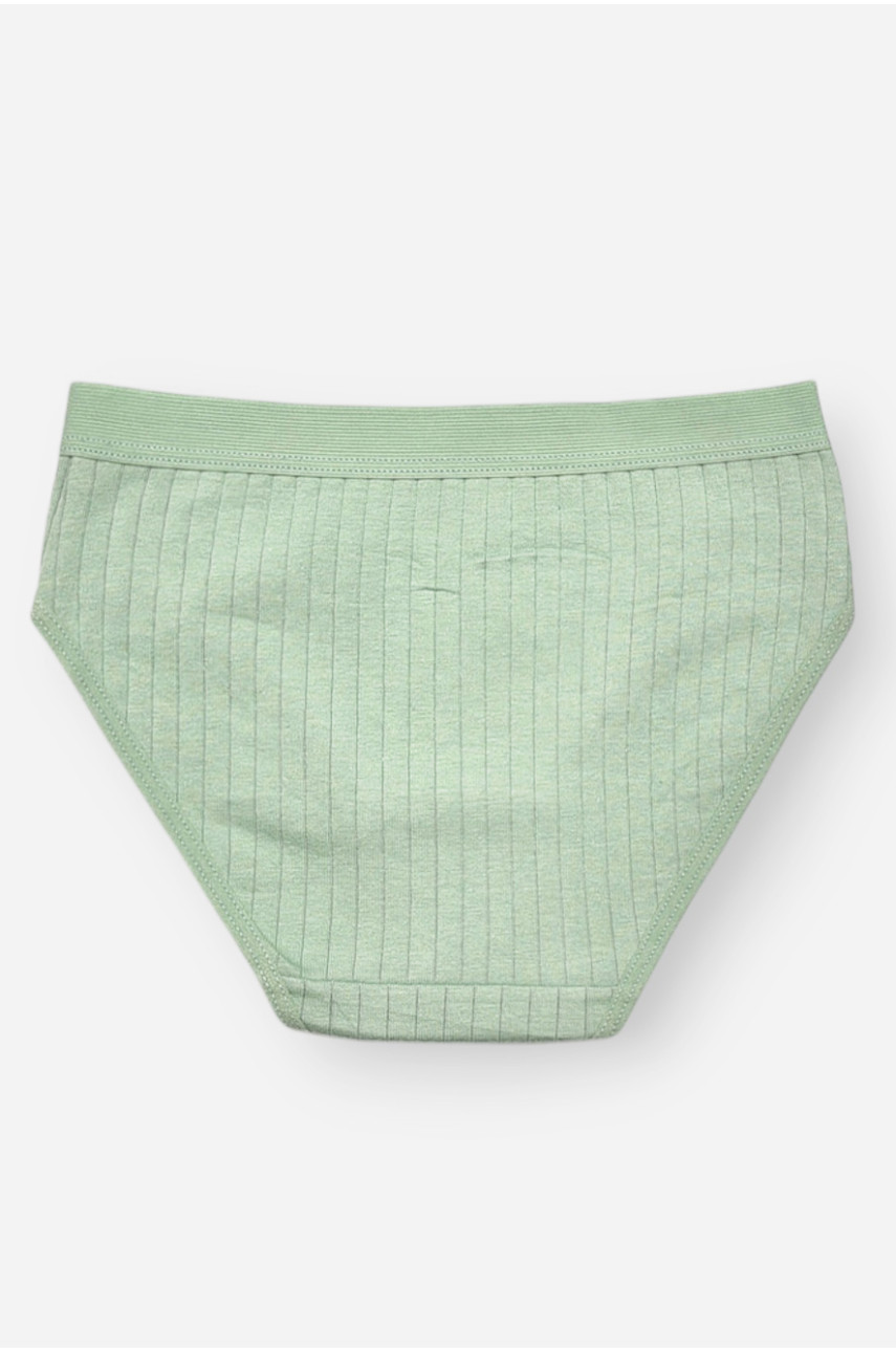 Трусики дитячі для дівчинки зеленого кольору з принтом Y1672 209256