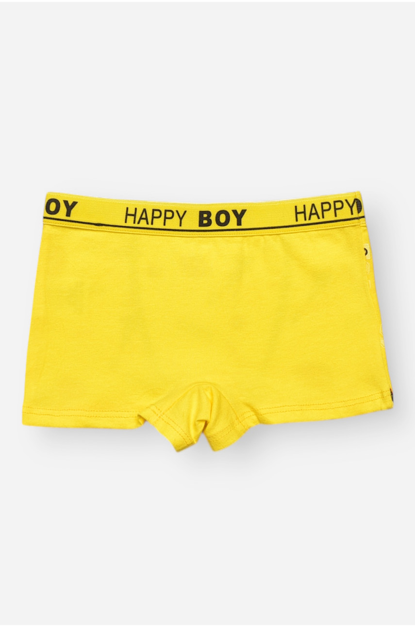 Боксери дитячі для хлопчика жовтого кольору з принтом Z02109 209262