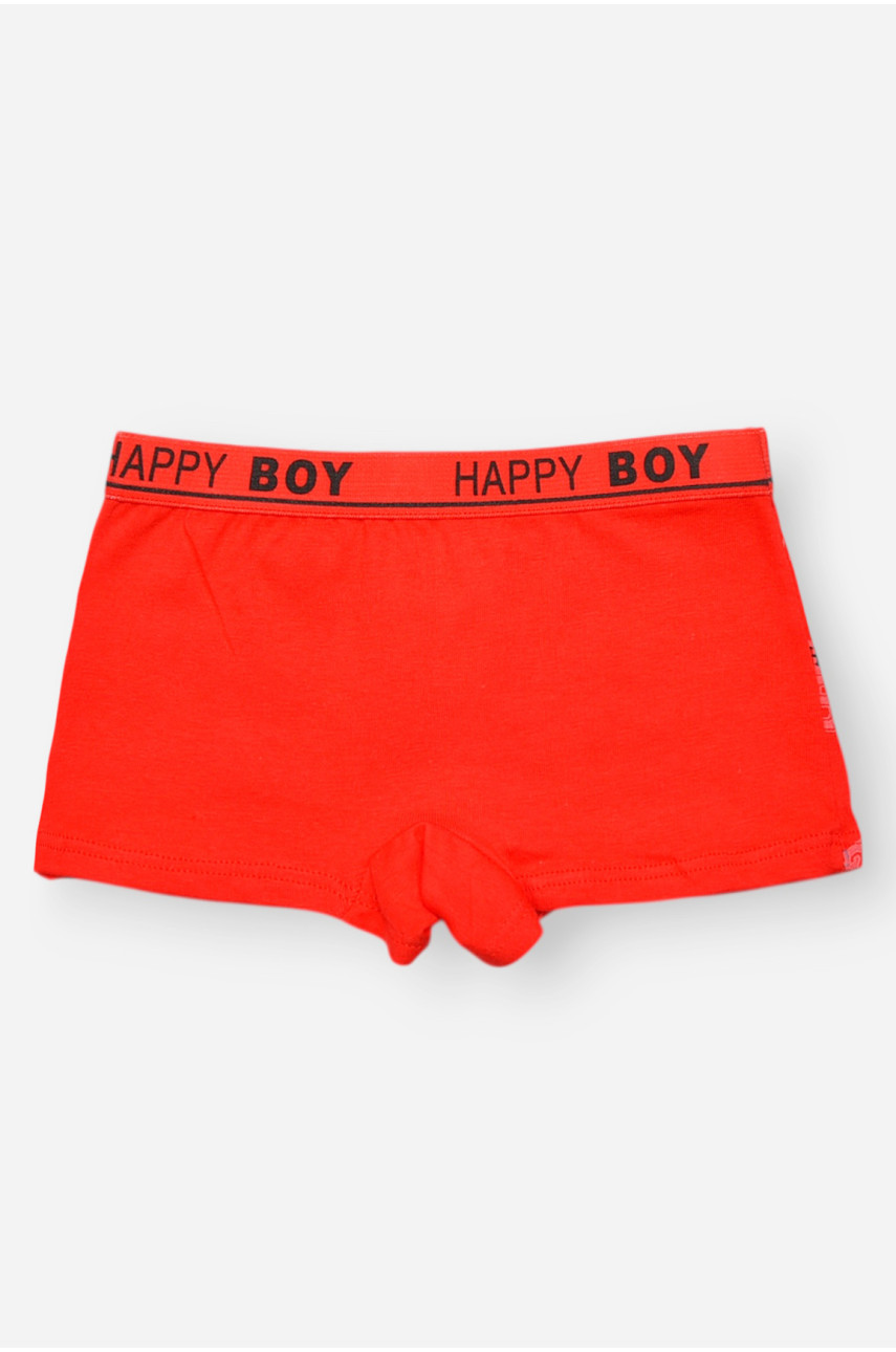 Боксери дитячі для хлопчика червоного кольору з принтом Z02109 209263