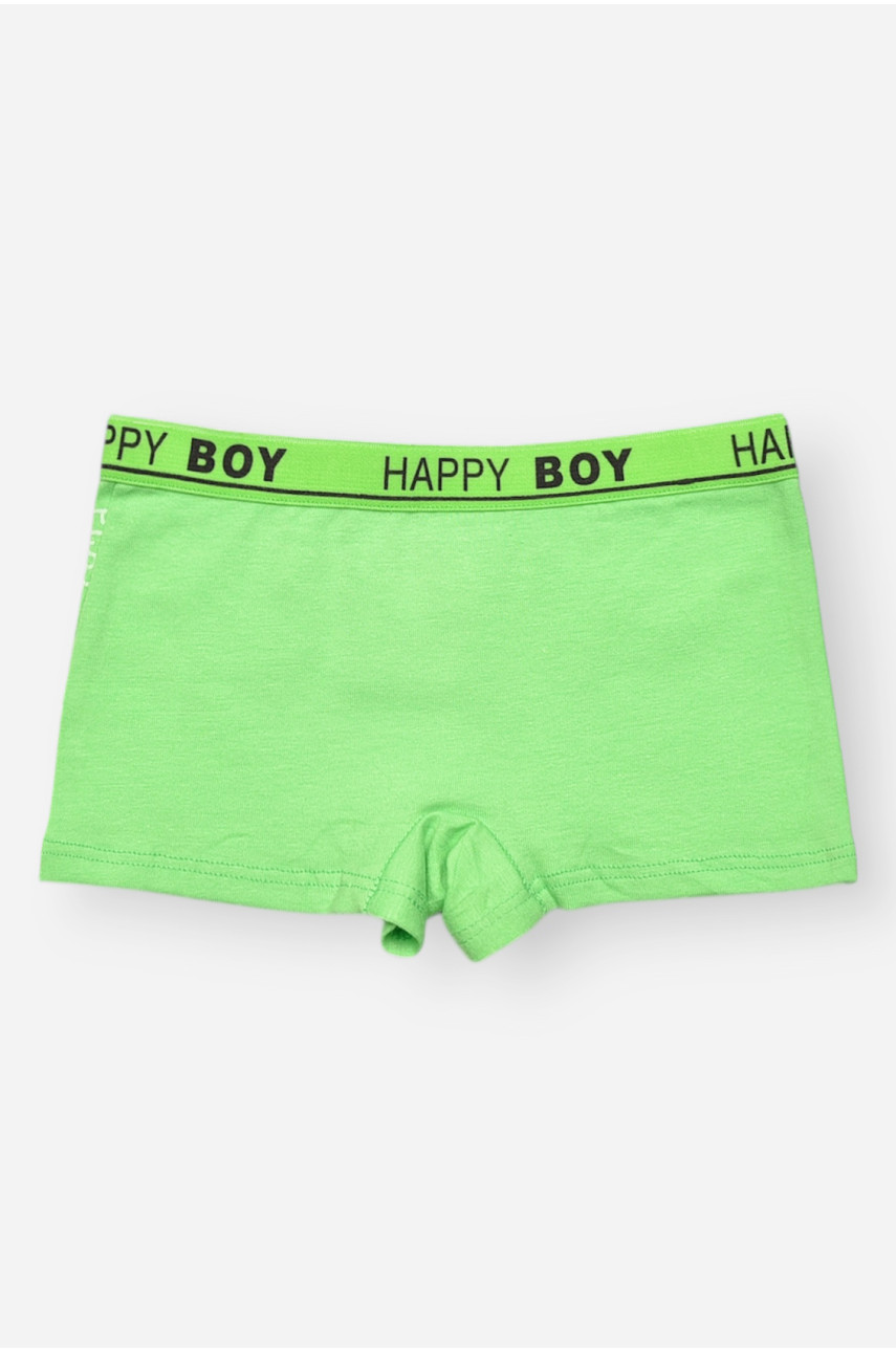 Боксери дитячі для хлопчика зеленого кольору з принтом Z02109 209266