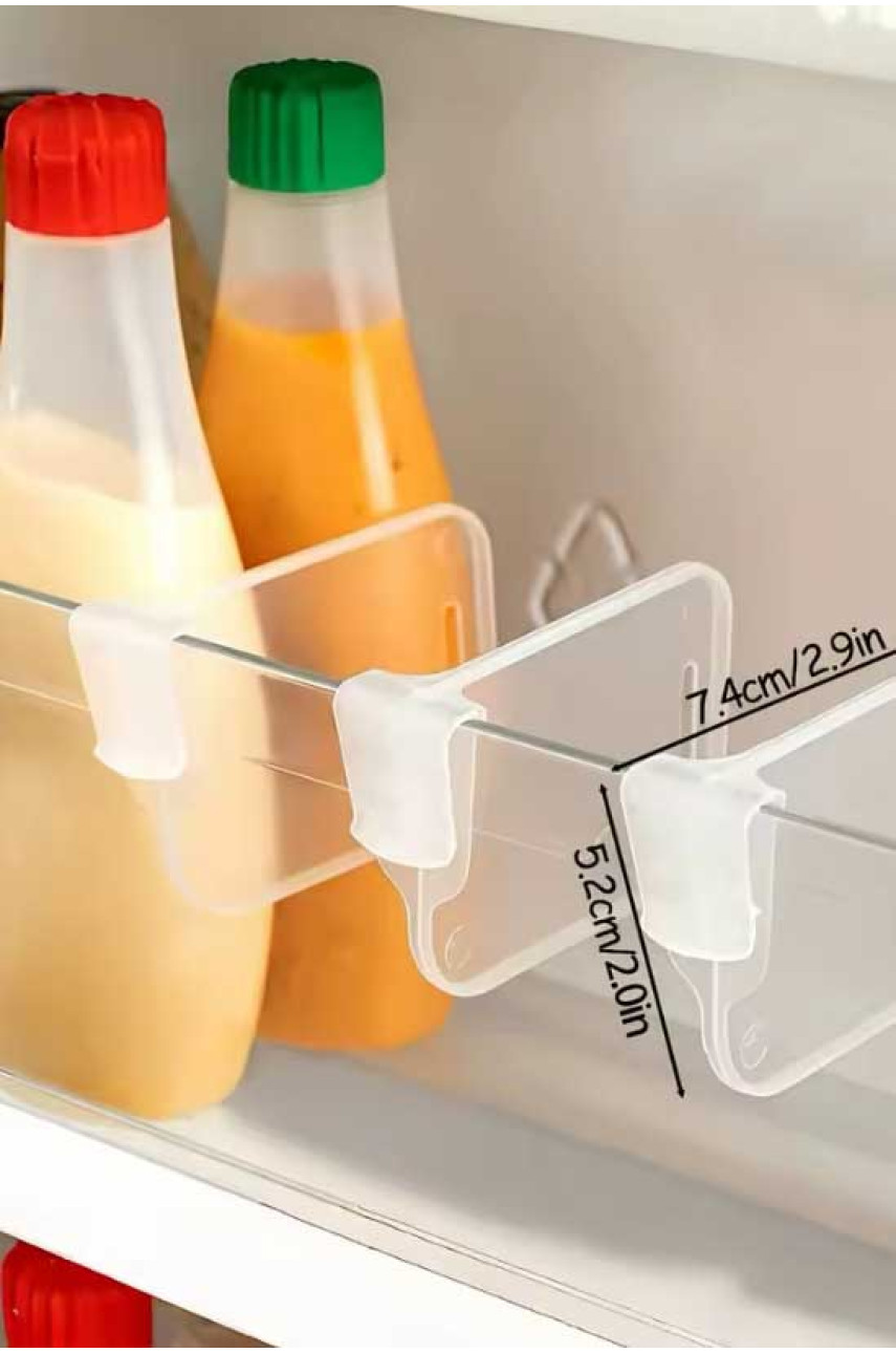 Универсальные разделители для полок холодильника и ящиков 5шт 209276