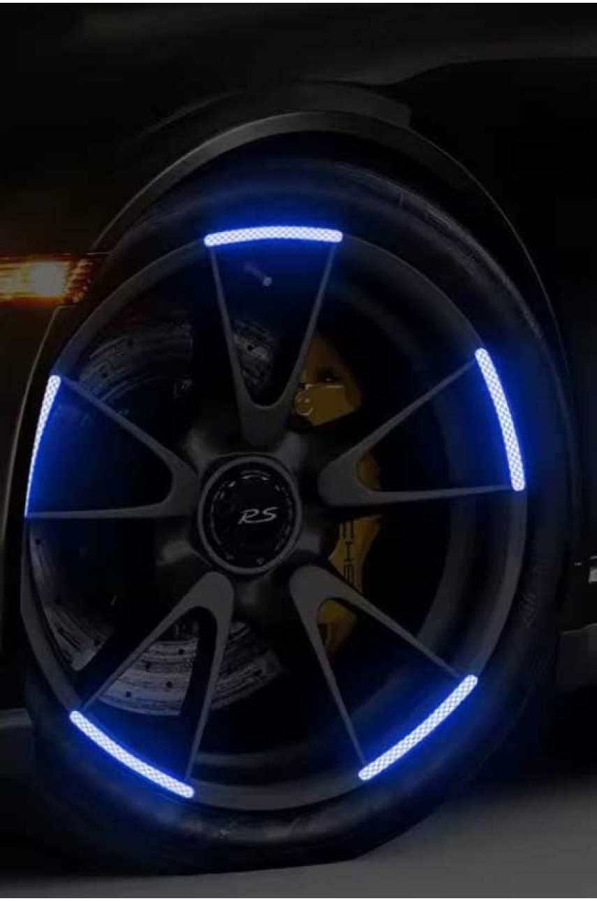 Светоотражающие наклейки на диски колес WheelStyner 40 штук 209284