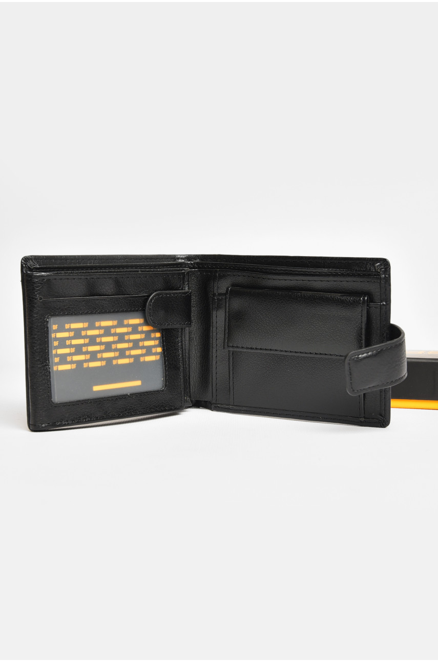 Гаманець чоловічий з екошкіри чорного кольору 538-а 209287