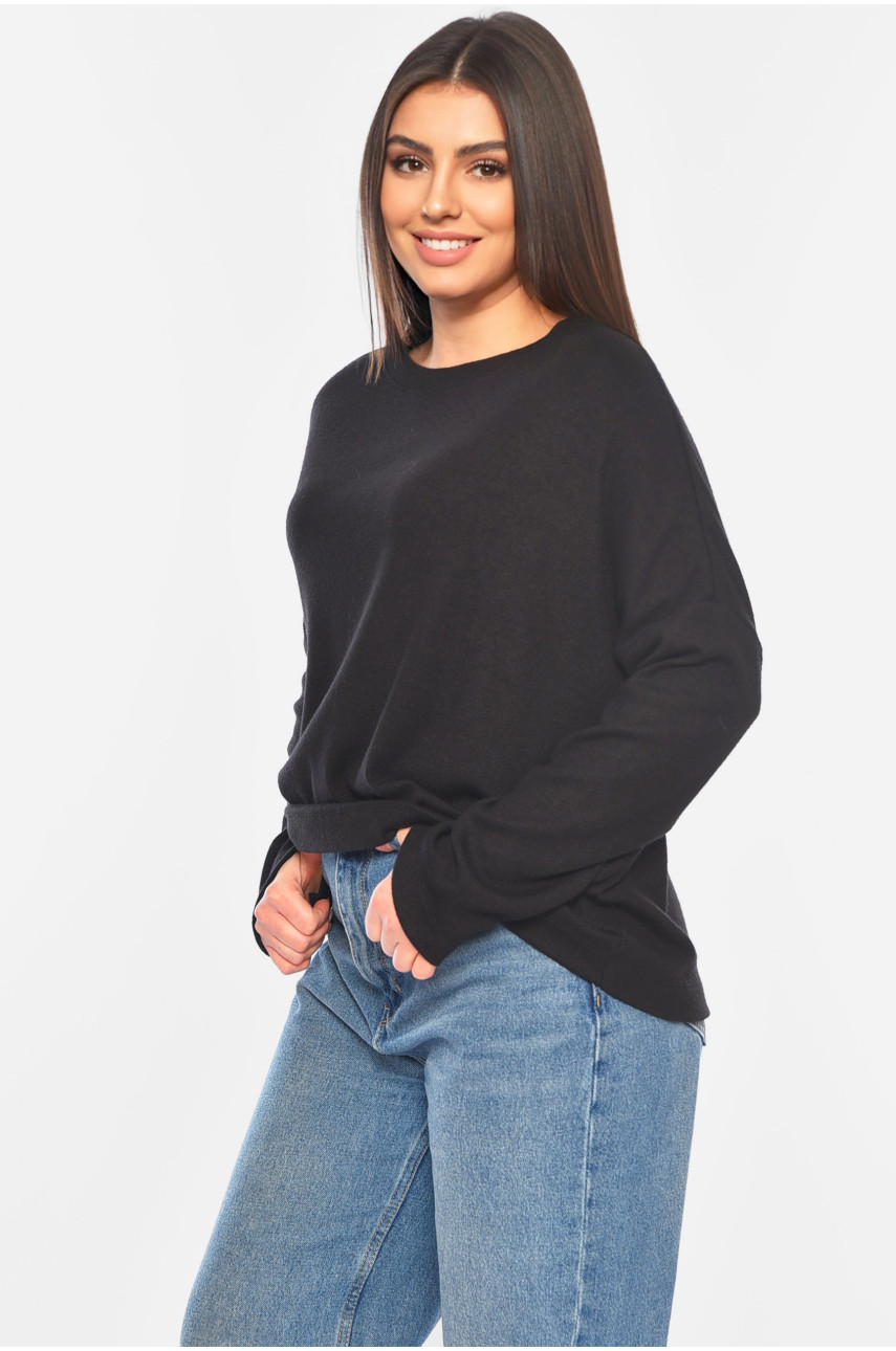 Кофта жіноча напівбатальна чорного кольору Уцінка 0898 209316