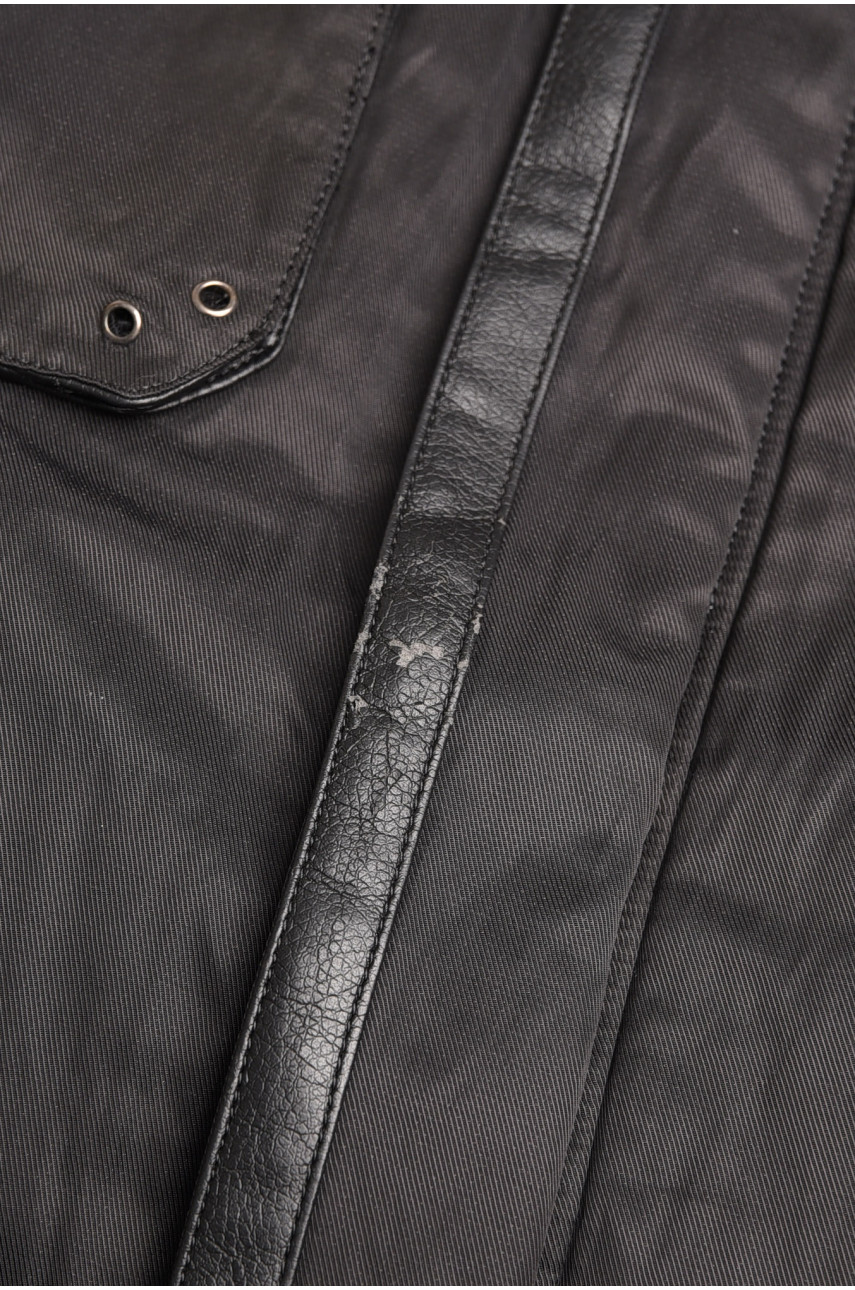 Куртка чоловіча напівбатальна єврозима чорного кольору Уцінка 28726 209317 Куртка чоловіча напівбатальна єврозима чорного кольору Уцінка 28726 209317