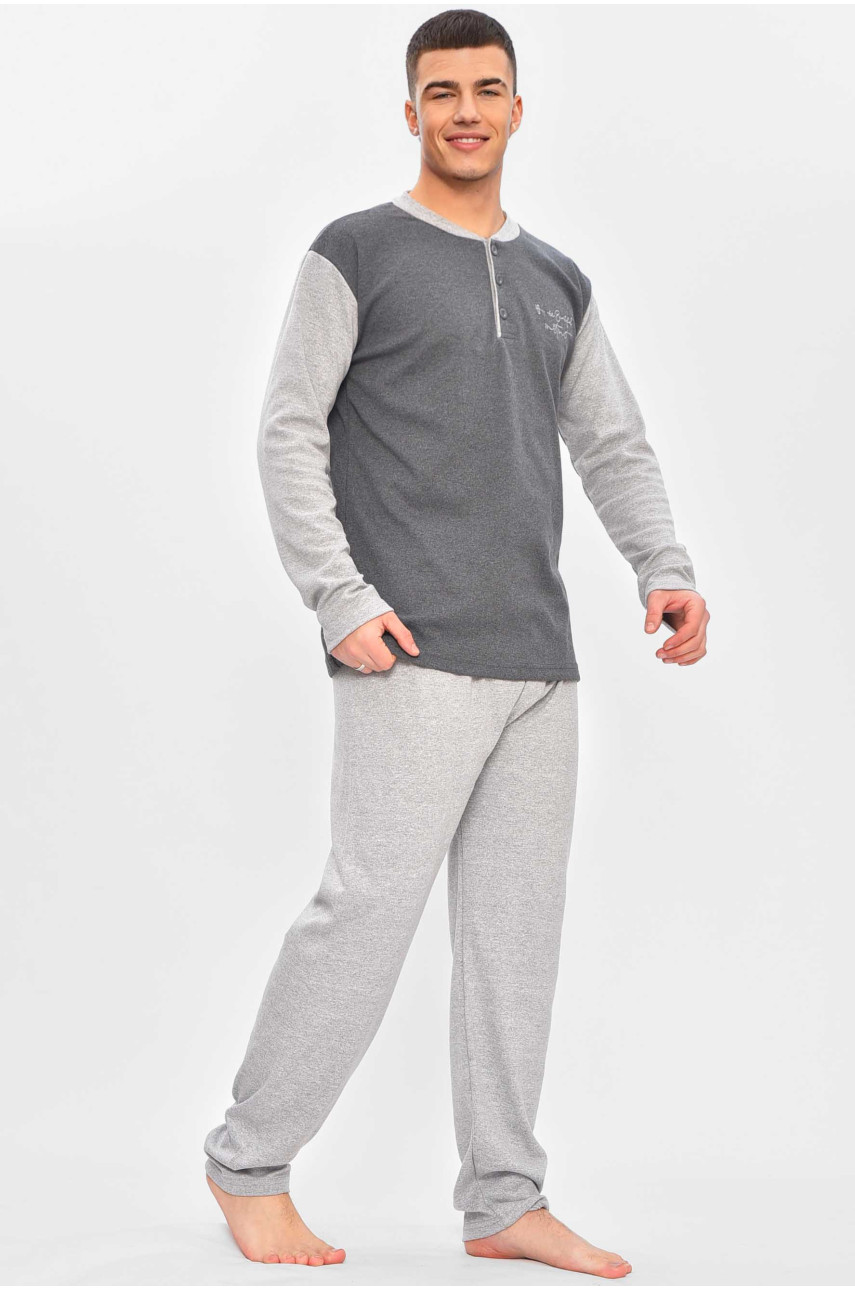 Пижама мужская серого цвета 2437 209322