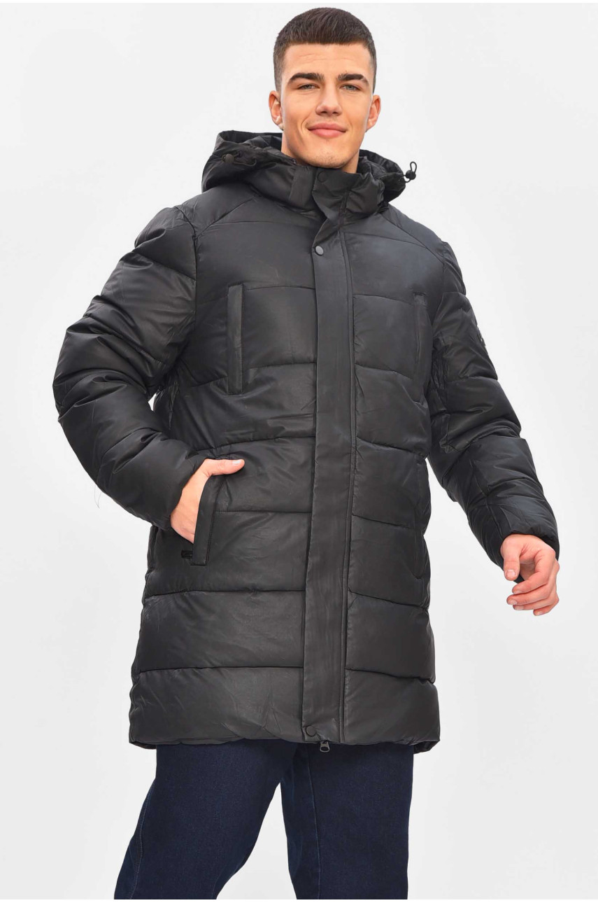Куртка чоловіча єврозима чорного кольору H76-10 209360