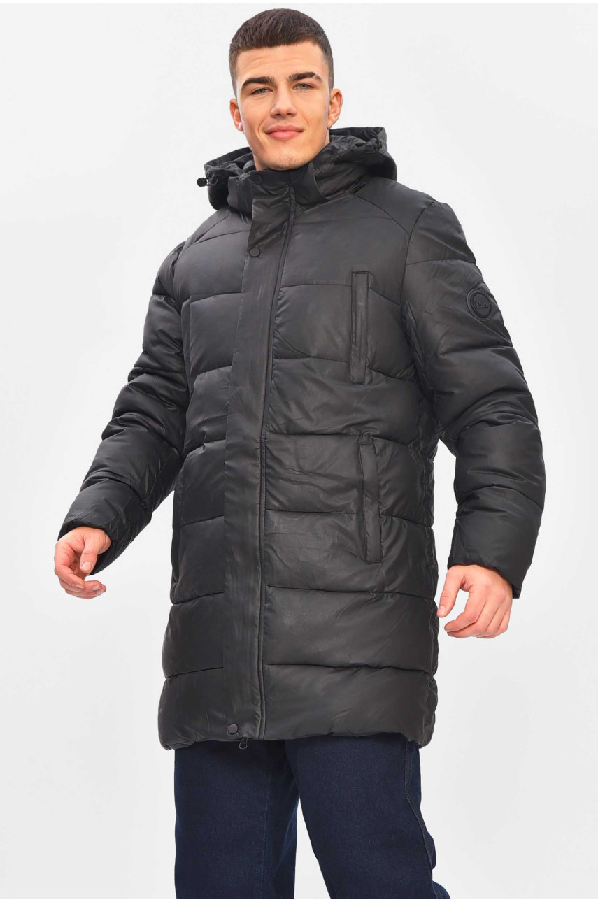 Куртка чоловіча єврозима чорного кольору H76-10 209360