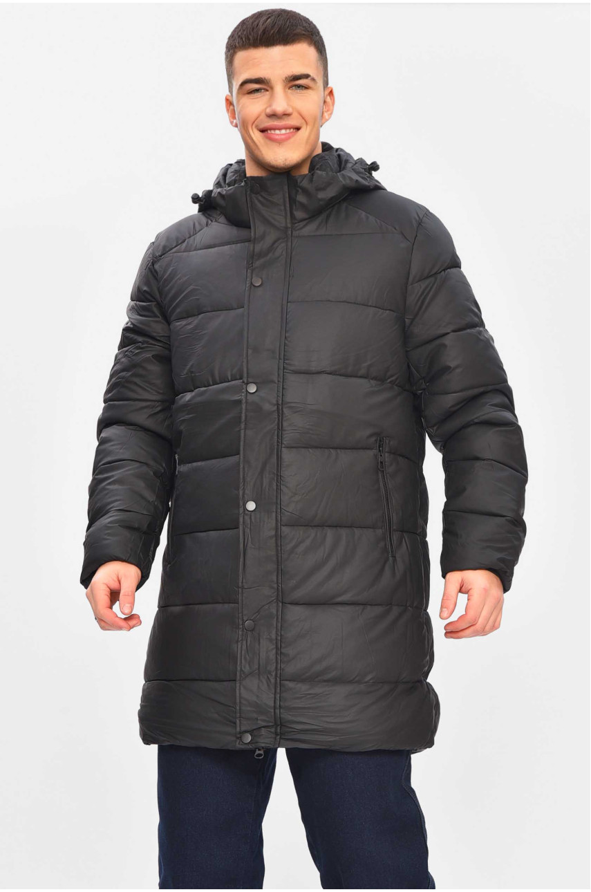 Куртка мужская еврозима чорного цвета H76-15 209362