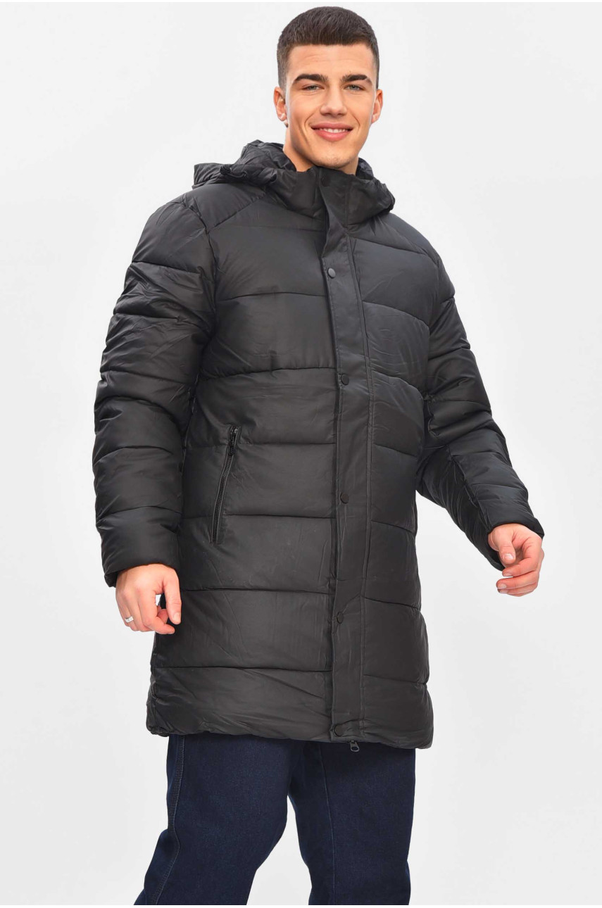 Куртка мужская еврозима чорного цвета H76-15 209362