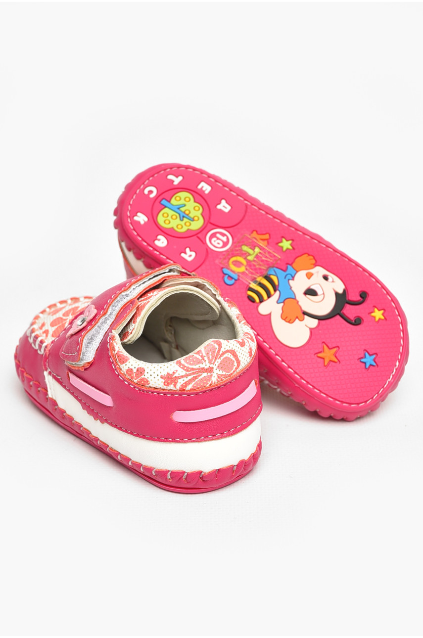 Мокасини дитячі для дівчинки рожевого кольору 1023-5 209389