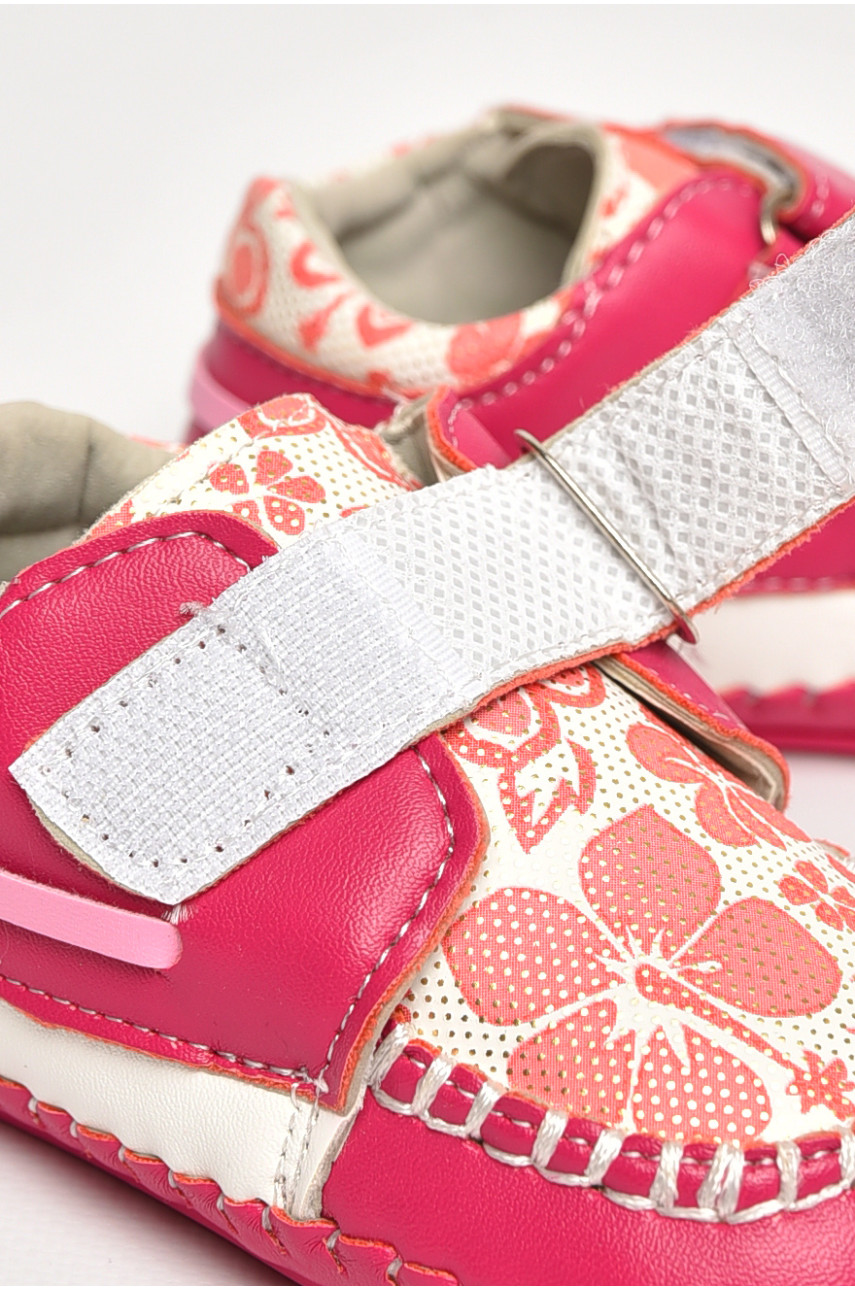 Мокасини дитячі для дівчинки рожевого кольору 1023-5 209389