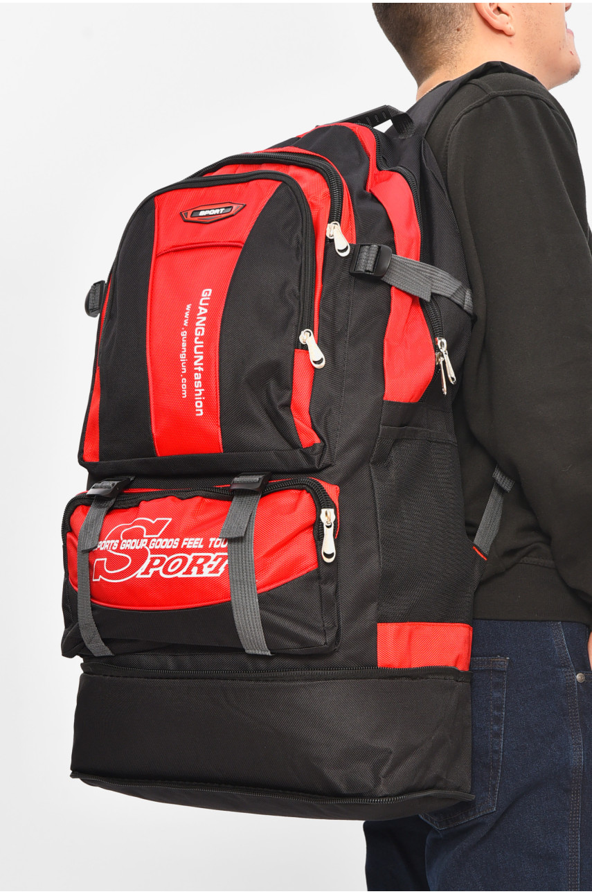 Рюкзак мужской текстильный черного цвета 182 209393