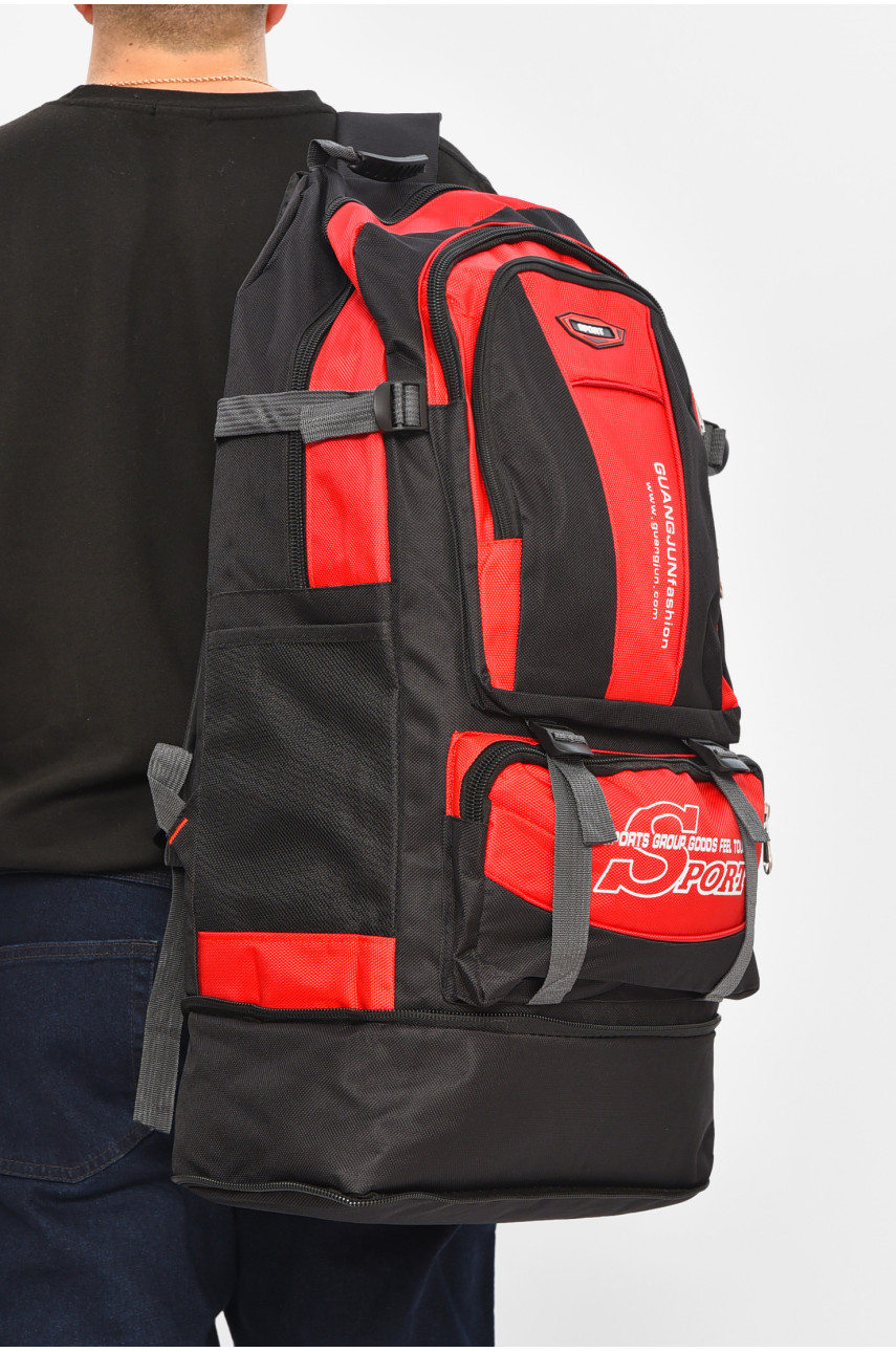 Рюкзак мужской текстильный черного цвета 182 209393