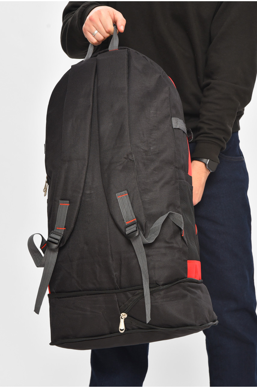 Рюкзак мужской текстильный черного цвета 182 209393