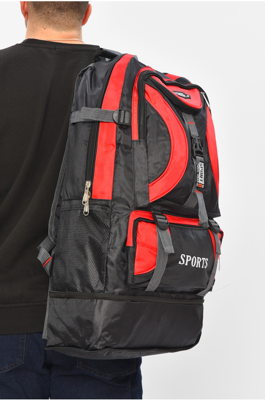 Рюкзак чоловічий текстильний чорного кольору 119-7 209395