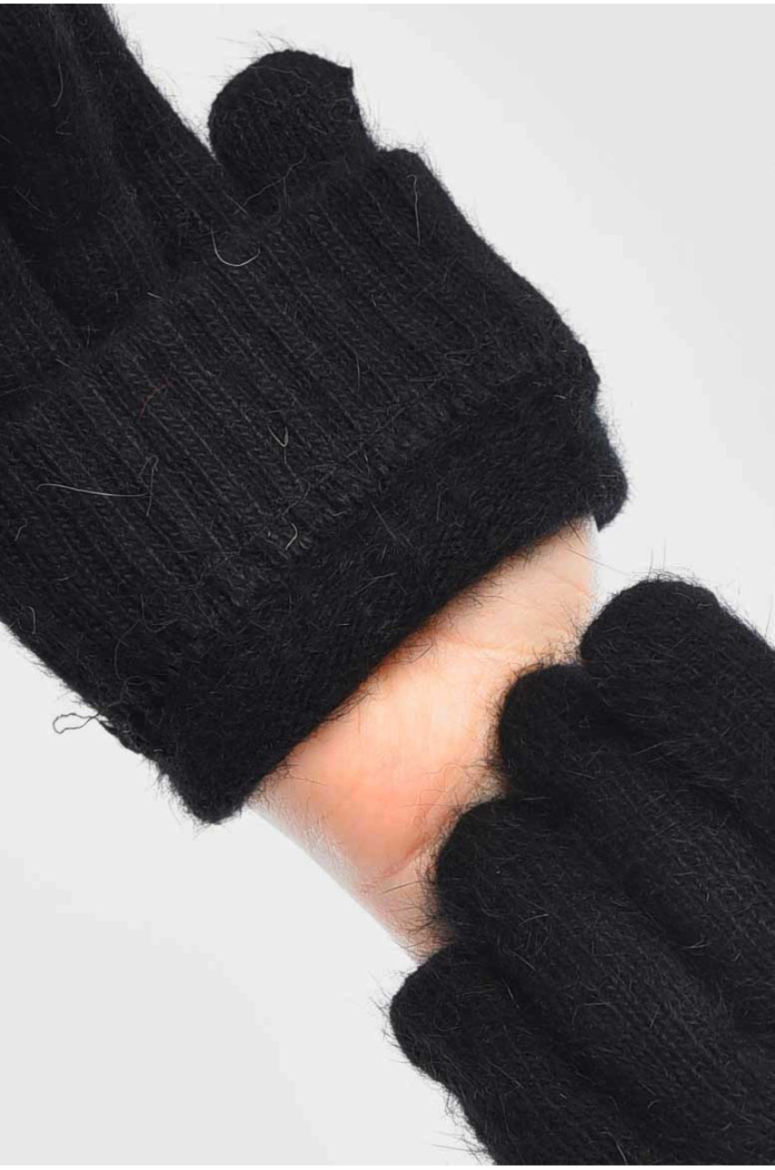 Рукавички жіночі сенсорні чорного кольору 2401 209427 Рукавички жіночі сенсорні чорного кольору 2401 209427