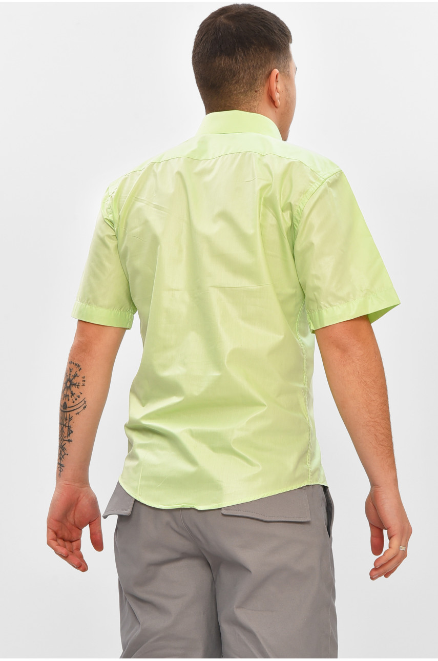 Сорочка чоловіча напівбатальна зеленого кольору ML1011-S 209482