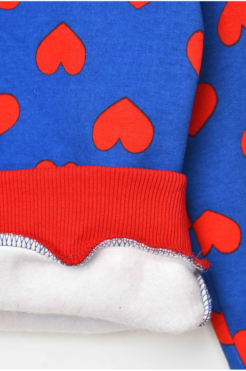 Піжама дитяча на флісі синього кольору 025 209504 Піжама дитяча на флісі синього кольору 025 209504