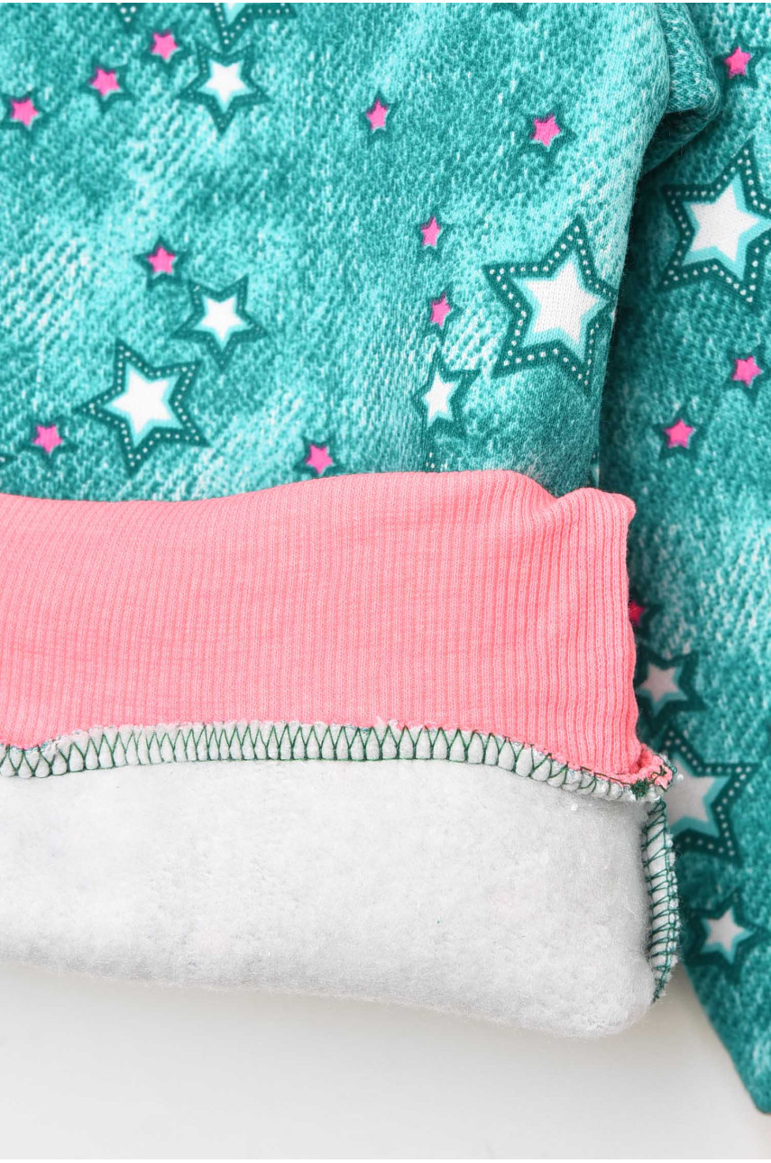 Піжама дитяча на флісі зеленого кольору 025 209505