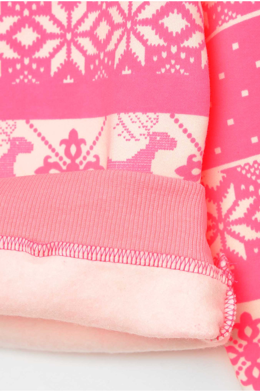 Піжама дитяча на флісі рожевого кольору 025 209506 Піжама дитяча на флісі рожевого кольору 025 209506