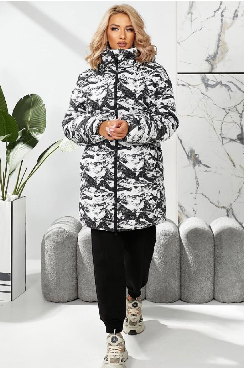 Куртка жіноча демісезонна чорного кольору 291 209517