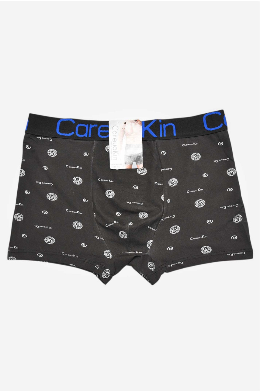 Боксери чоловічі чорного кольору з принтом А1695 209521