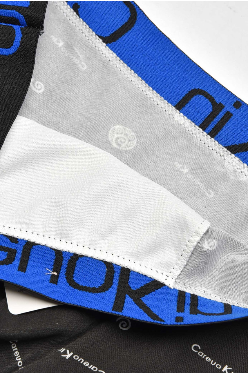 Боксери чоловічі чорного кольору з принтом А1695 209521 Боксери чоловічі чорного кольору з принтом А1695 209521