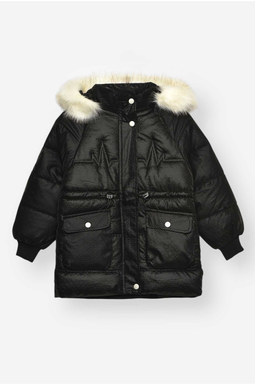 Куртка дитяча зимова чорного кольору 2022-19 209527