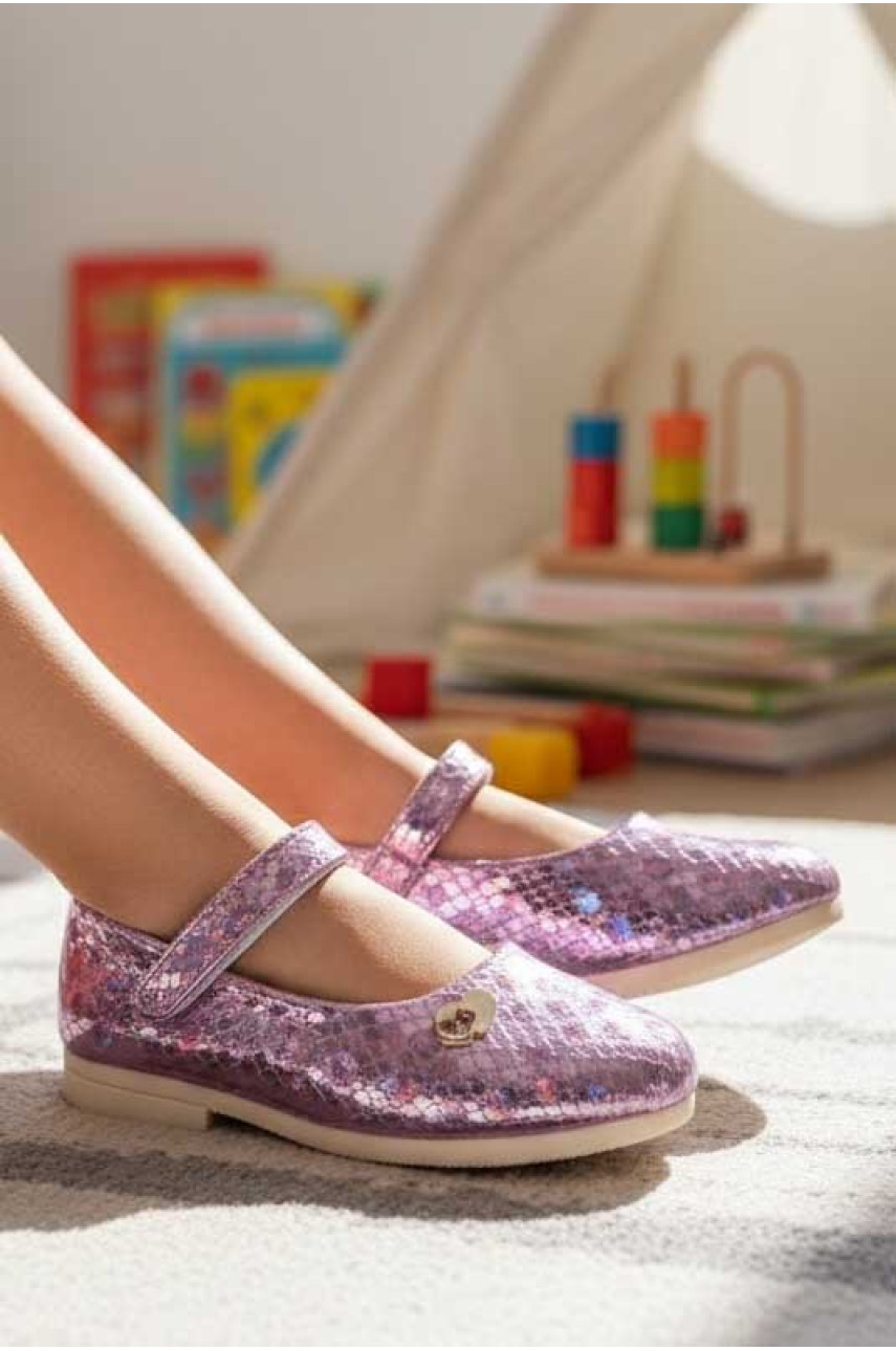 Туфлі для дівчинки рожево-бузкового кольору 786-3 209531