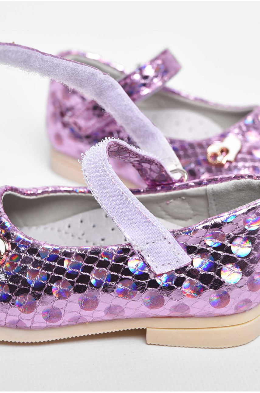 Туфлі для дівчинки рожево-бузкового кольору 786-3 209531