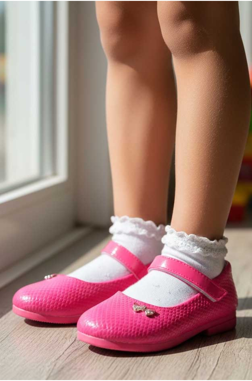 Туфлі для дівчинки рожевого кольору 788-5 209532