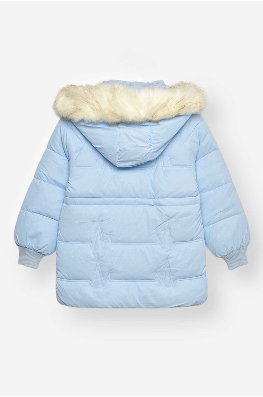 Куртка дитяча зимова блакитного кольору 2022-19 209534