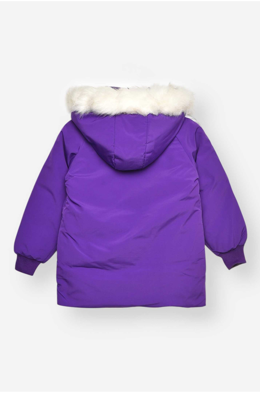 Куртка дитяча зимова фіолетового кольору 2022-5 209536
