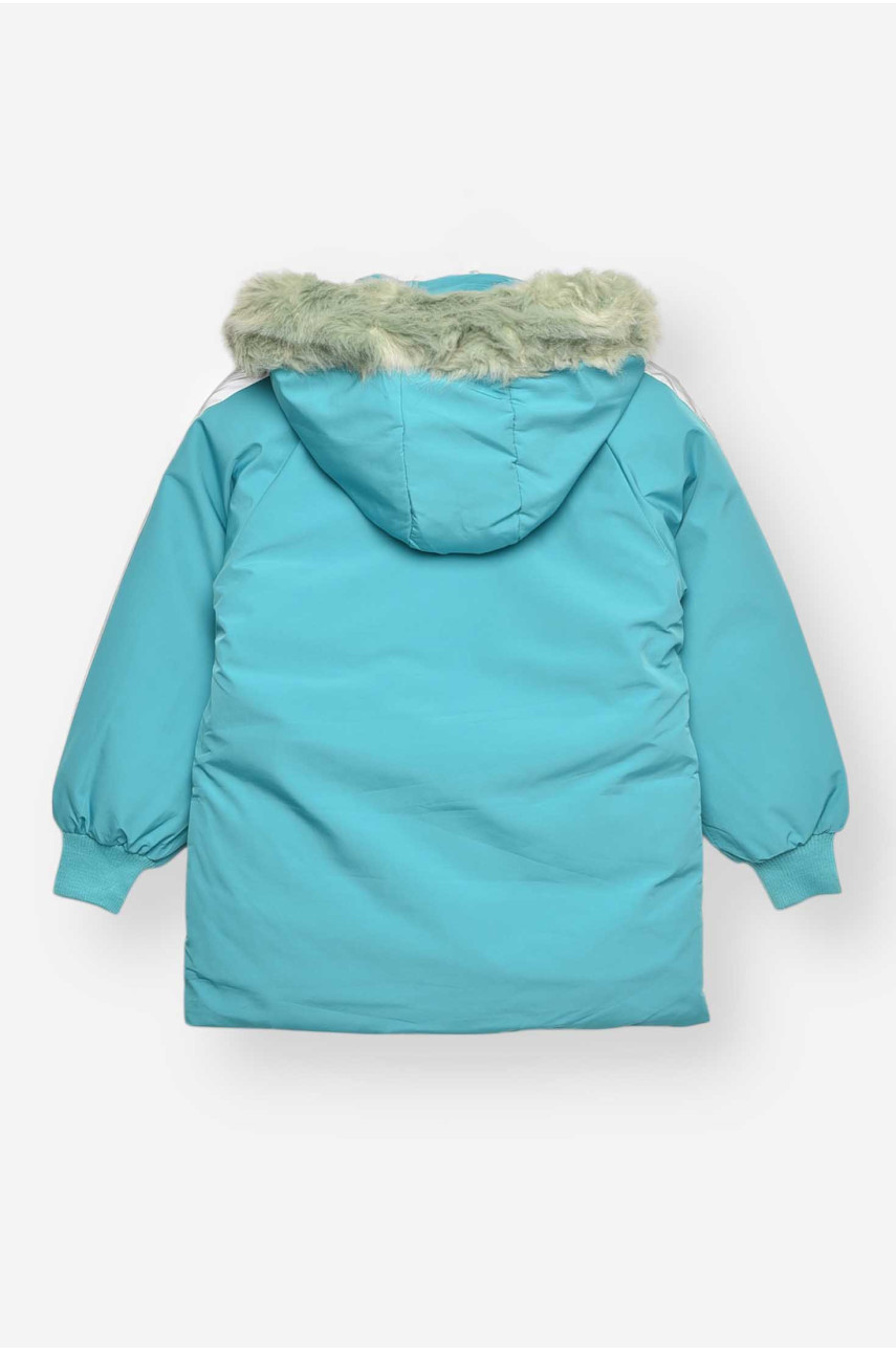 Куртка дитяча зимова бірюзового кольору 2022-5 209537