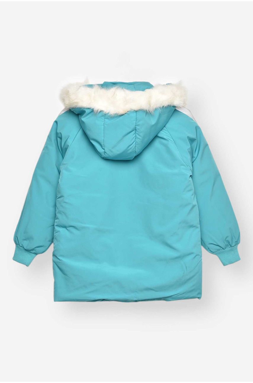 Куртка дитяча зимова бірюзового кольору 2022-5 209538