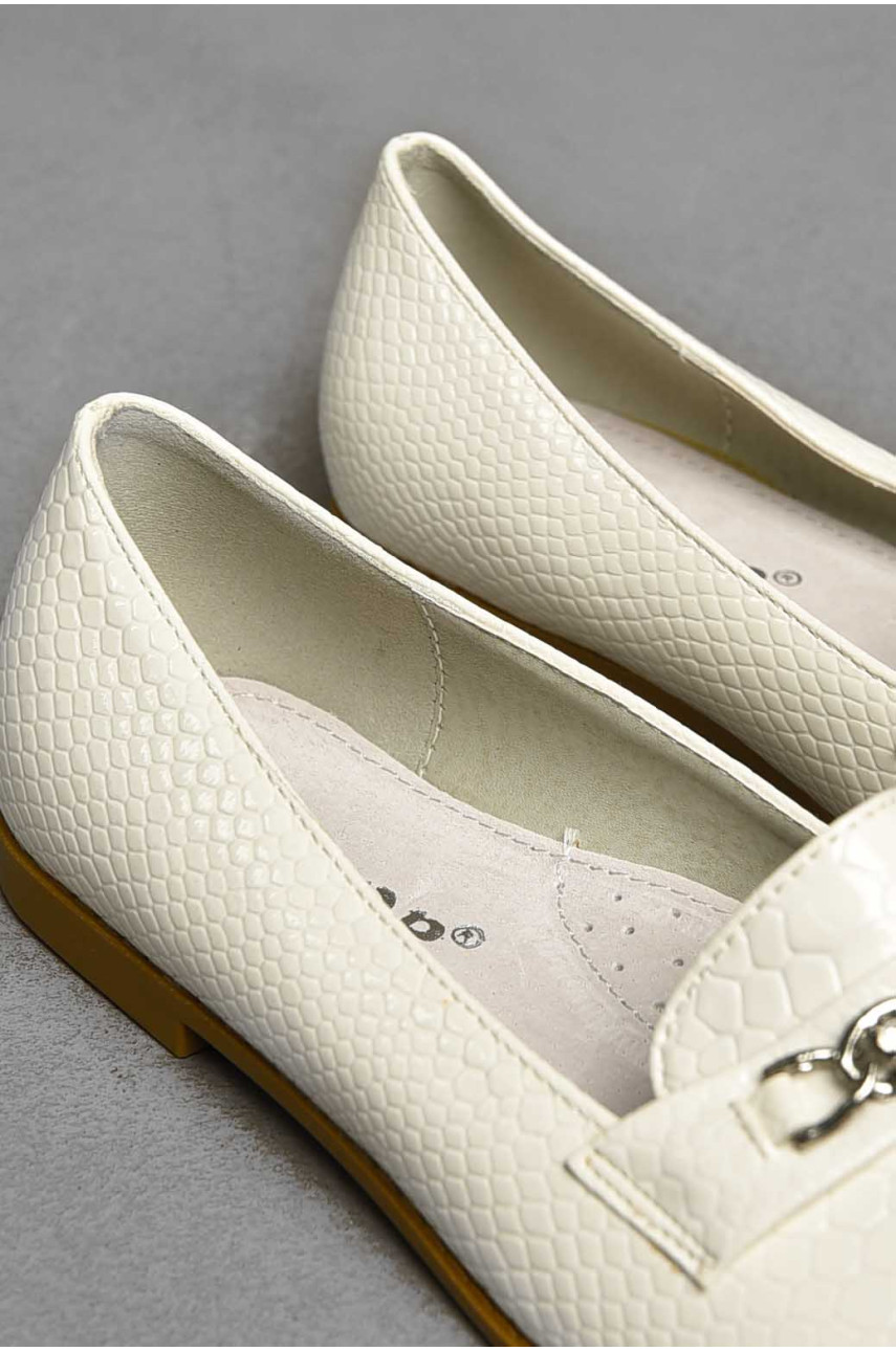 Балетки для дівчинки білого кольору 207-1 209542 Балетки для дівчинки білого кольору 207-1 209542