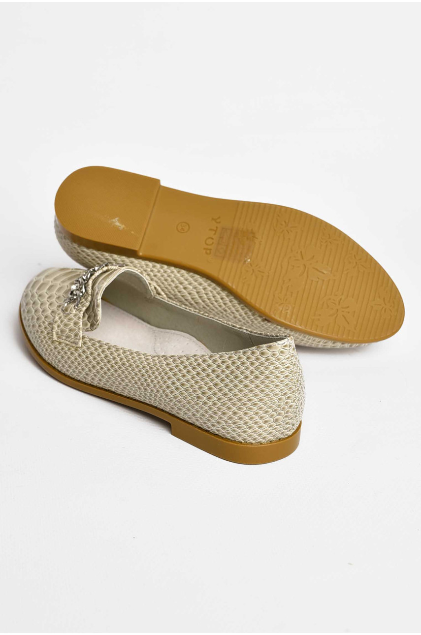 Балетки для дівчинки сірого кольору 207-11 209549 Балетки для дівчинки сірого кольору 207-11 209549