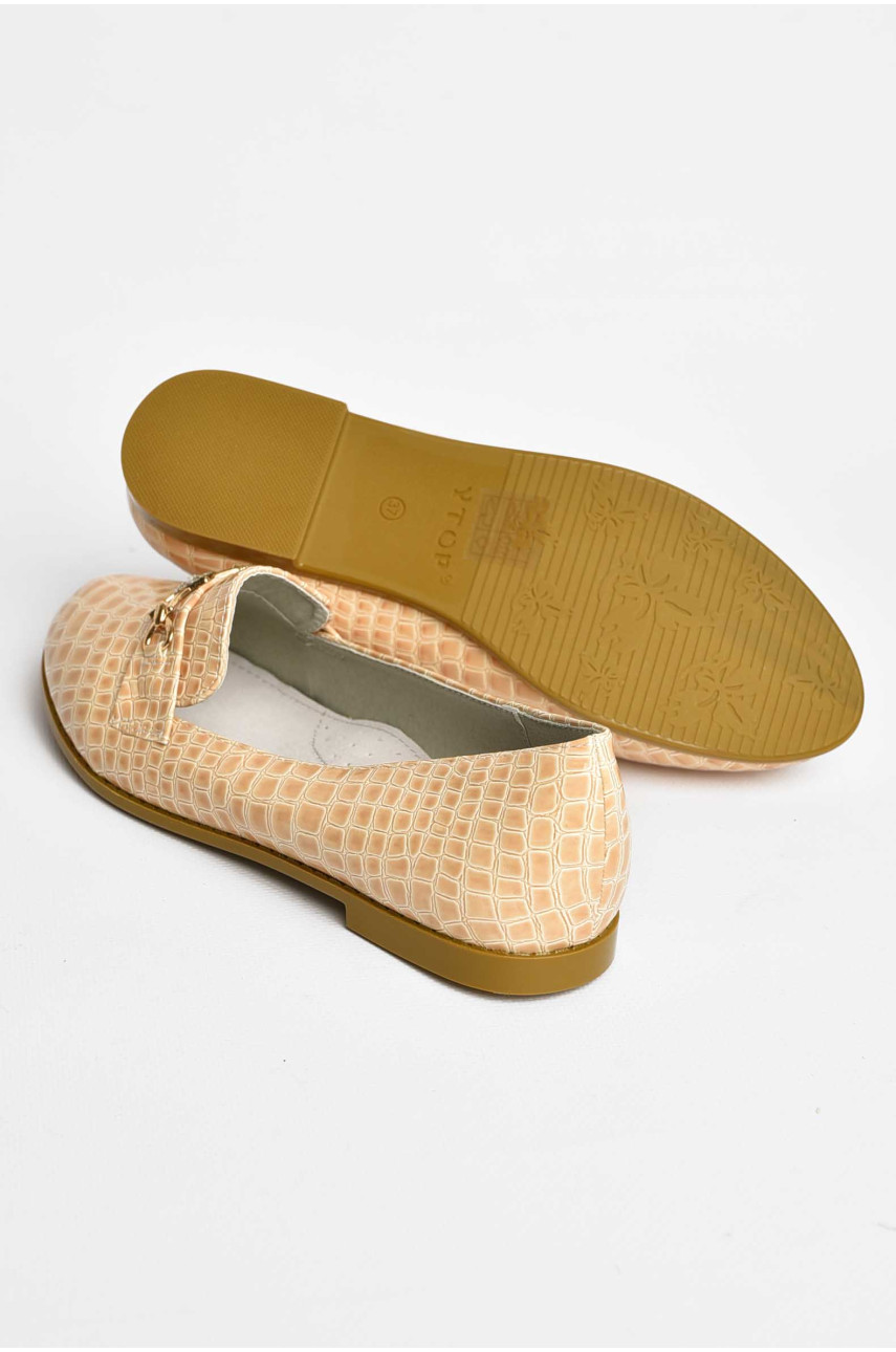 Балетки для дівчинки бежевого кольору 205-8 209550