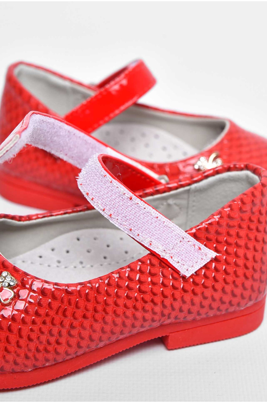 Туфлі для дівчинки коралового кольору 789-16 209588 Туфлі для дівчинки коралового кольору 789-16 209588