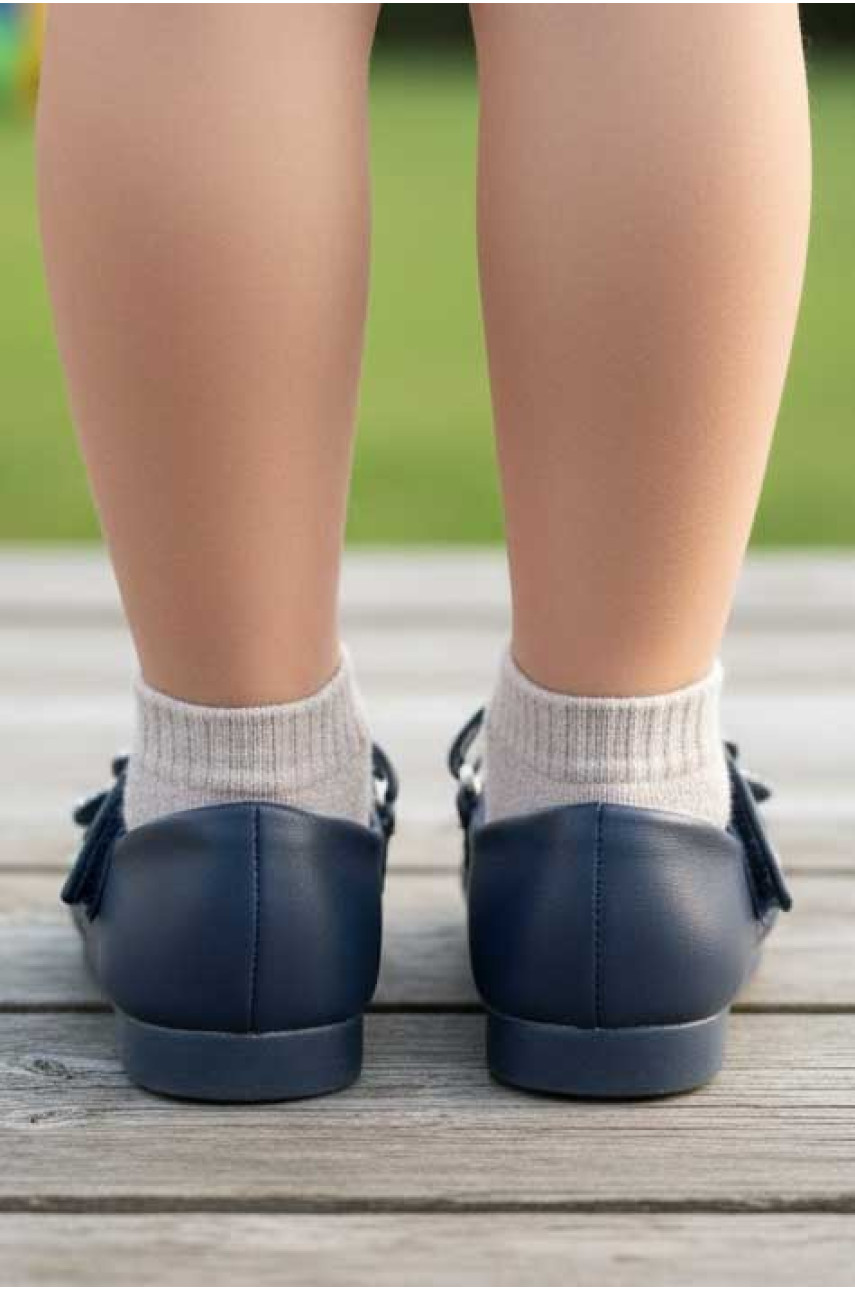 Туфлі для дівчинки темно-синього кольору 703-7 209589 Туфлі для дівчинки темно-синього кольору 703-7 209589