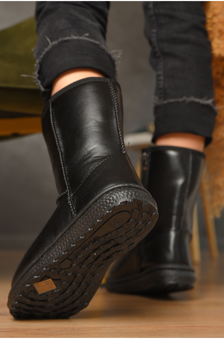 Угги женские на меху черного цвета 5815-5 209610